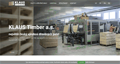 Desktop Screenshot of klaustimber.cz